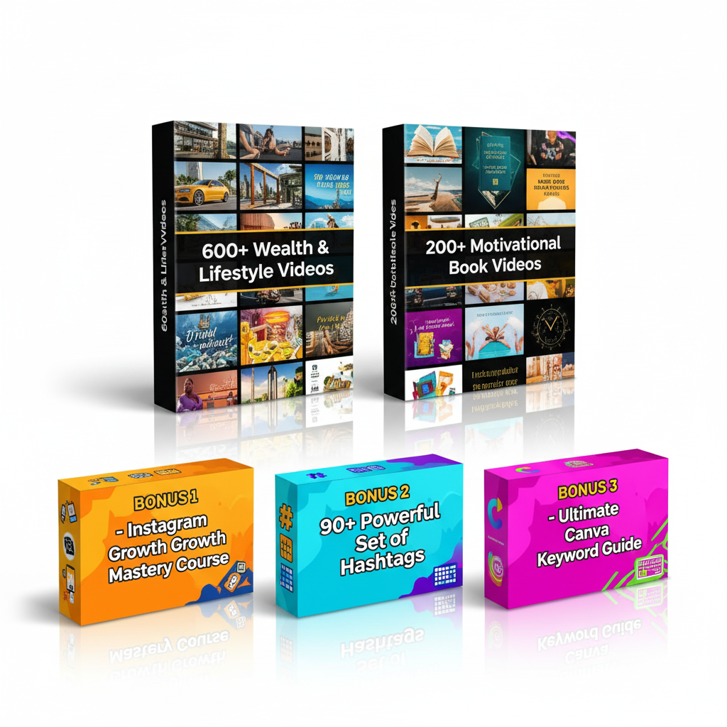 800+ Wealth & Motivation Videos + Free Bonuses