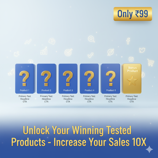 “Top 5 Winning Product List + 1 All-Time Winning Product + Ads Copy Pack”